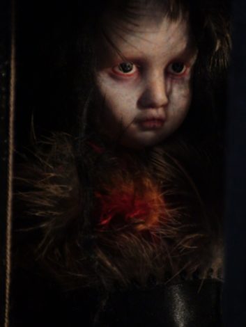 shadow as ally gothic feathered art doll